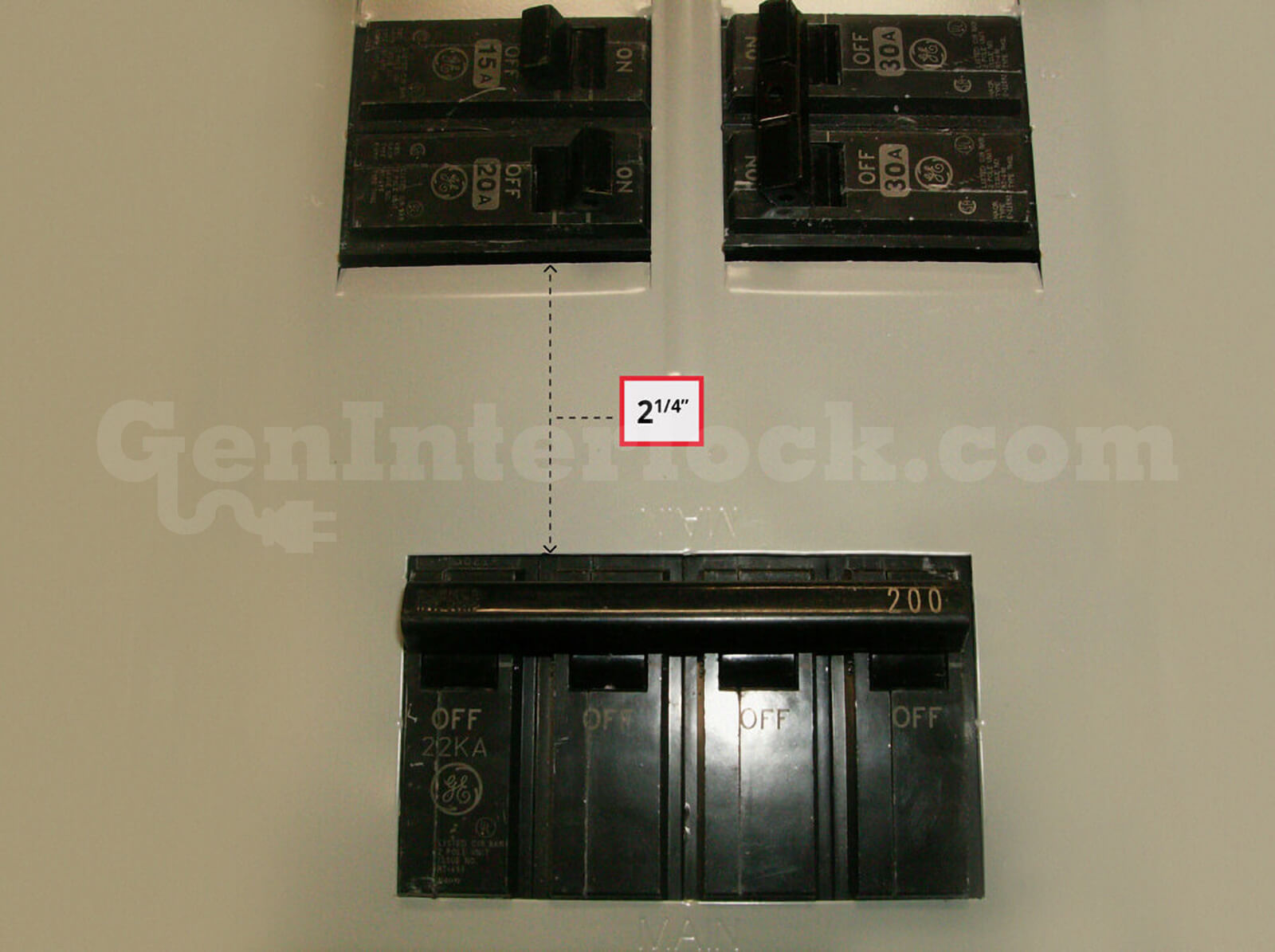 Generator Interlock Kit General Electric GE 150 and 200 Amp Panels