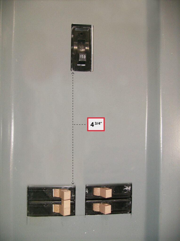 Generator Interlock Kit Cutler Hammer Vertical Main 150 and 200 Amp