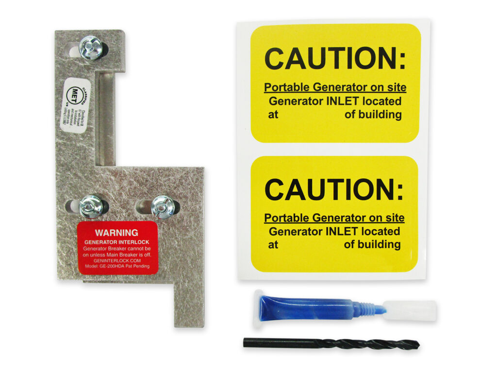 Generator interlock kit General Electric GE / OEM Model 150 and 200 Amp