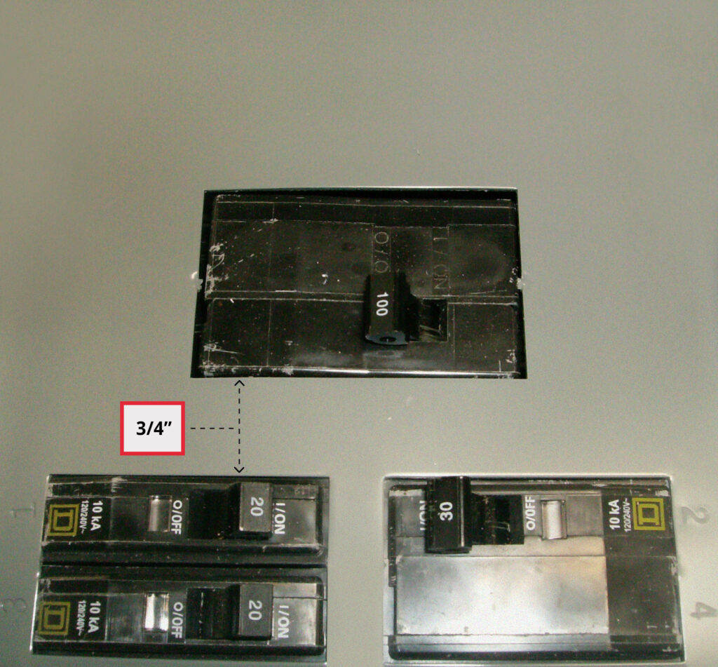 OEM Model Generator Interlock Kit Square D QO 100 A Indoor & Outdoor