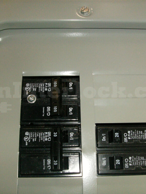Eaton Cutler-Hammer Model 21101 Generator Interlock Kit (formerly BR100) - Installed on Breaker Panel