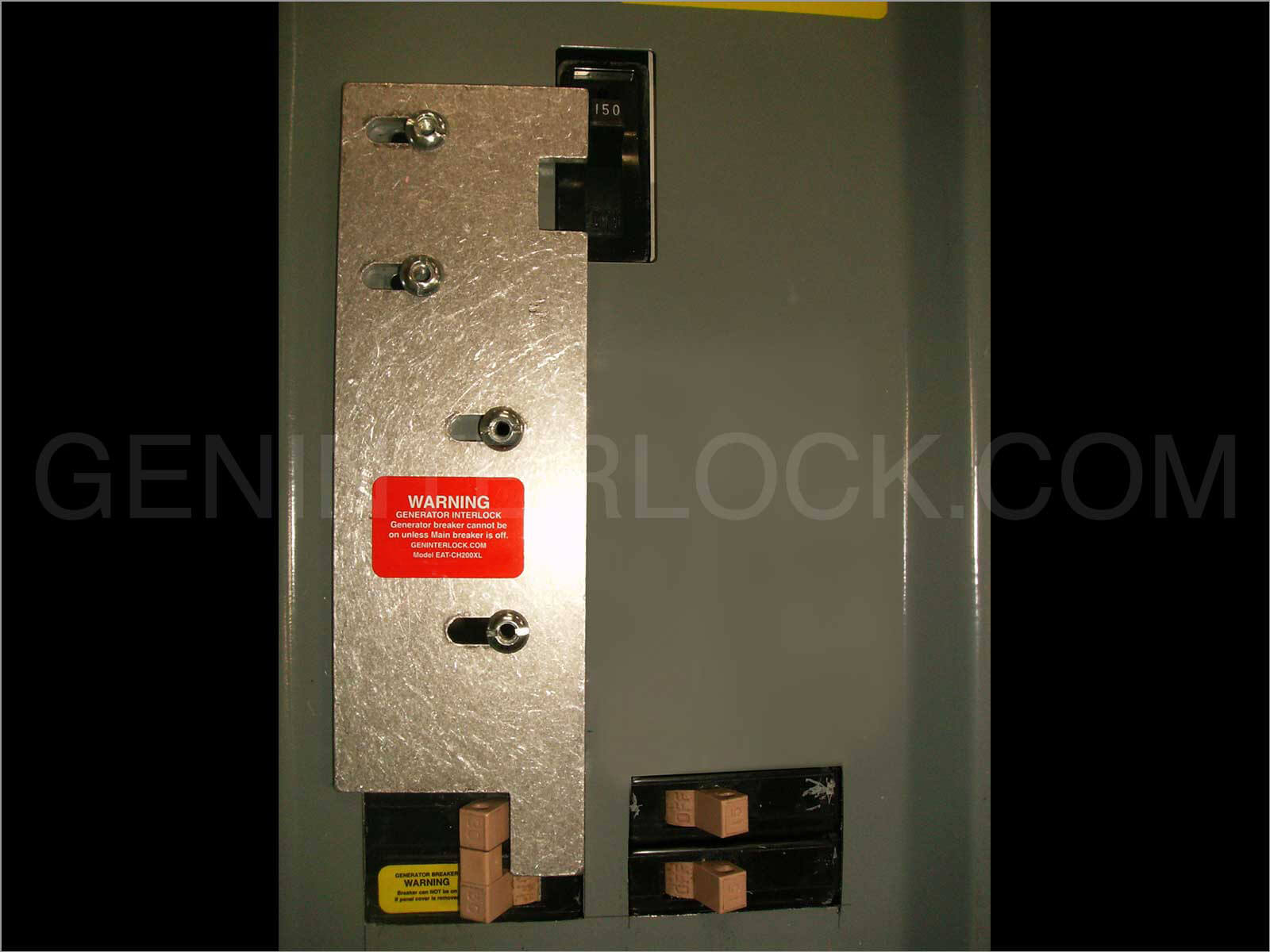 Generator Interlock Kit Cutler Hammer Vertical Main 150 and 200 Amp