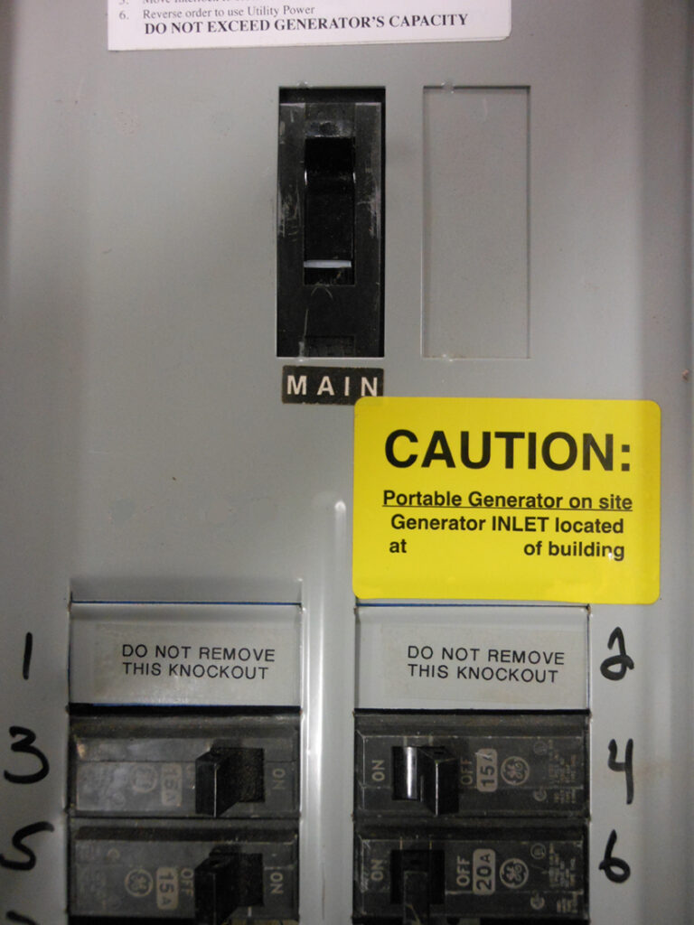 Generator Interlock Kit General Electric GE Vertical Throw 150 and 200