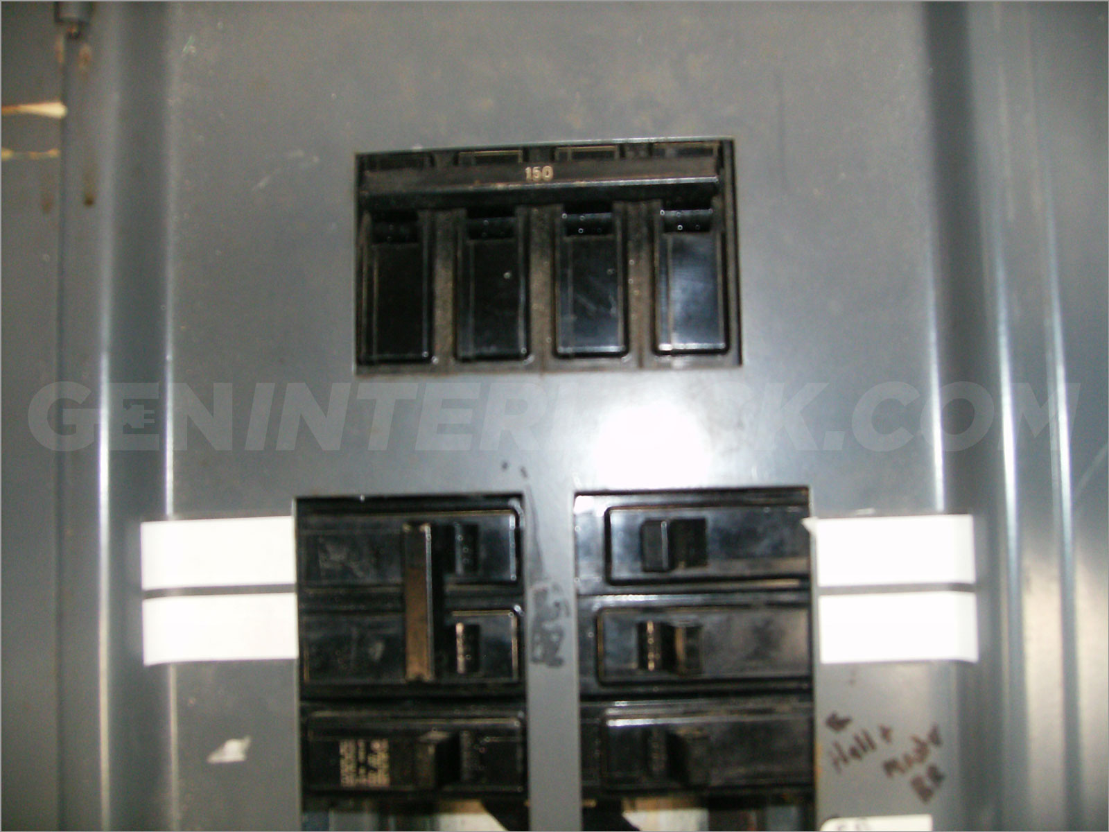 Generator interlock kit Siemens and ITE, 150 and 200 Amp Panels