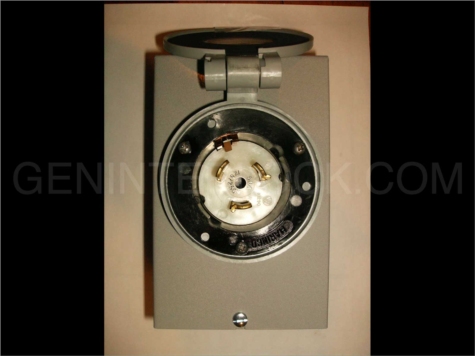 Power Inlet 50 Amp Twist Lock GenInterlock