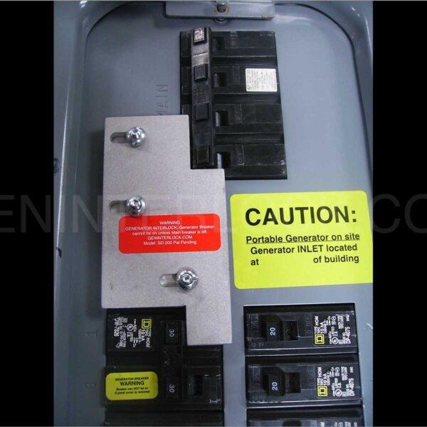 works breaker panel a how 150 Kit Interlock Homeline and Square D 200 Generator Amp