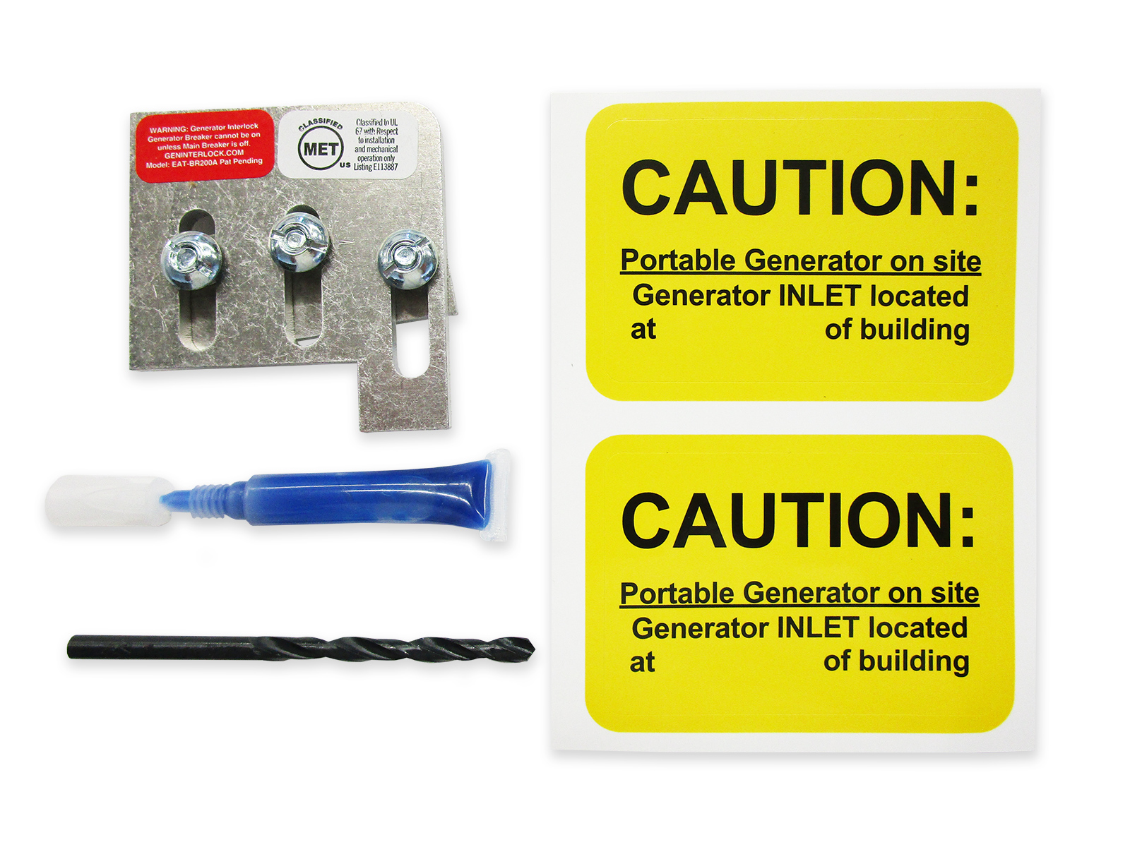 Generator interlock kit Cutler Hammer / Eaton / Challenger 150 and 200