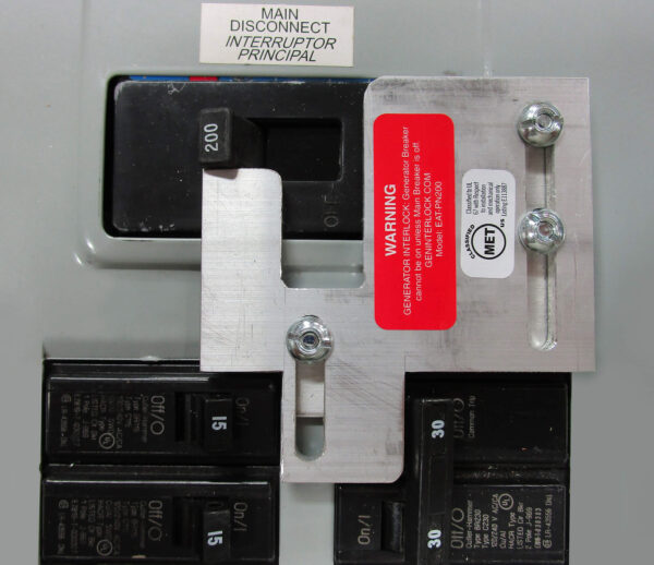 TB-200A Thomas Betts Challenger Westinghouse Generator interlock kit 200 LISTED 