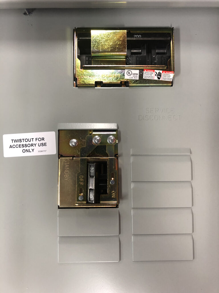 OEM Siemens / Murray Outdoor Meter Main Generator Interlock kit for 8