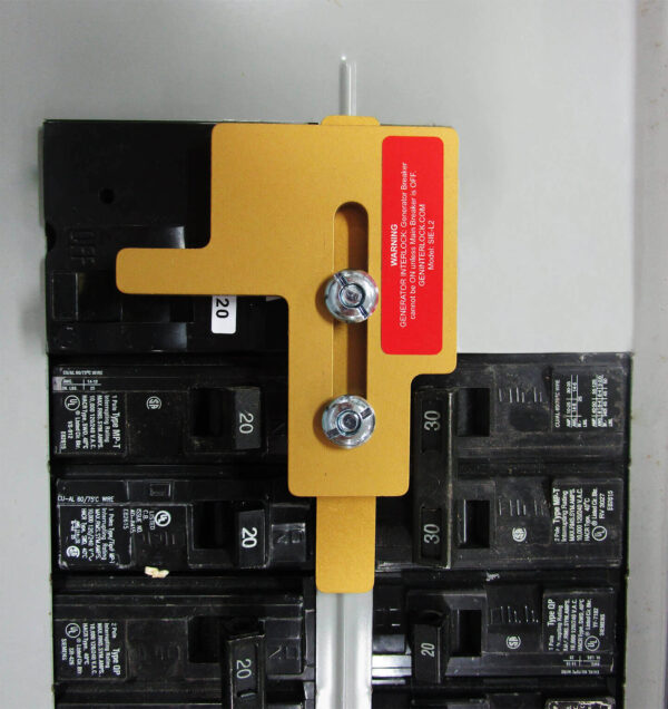 Generator Interlock Kit Left Hand Hump Breaker Replacement Murray and Crouse Hinds 150 Amp