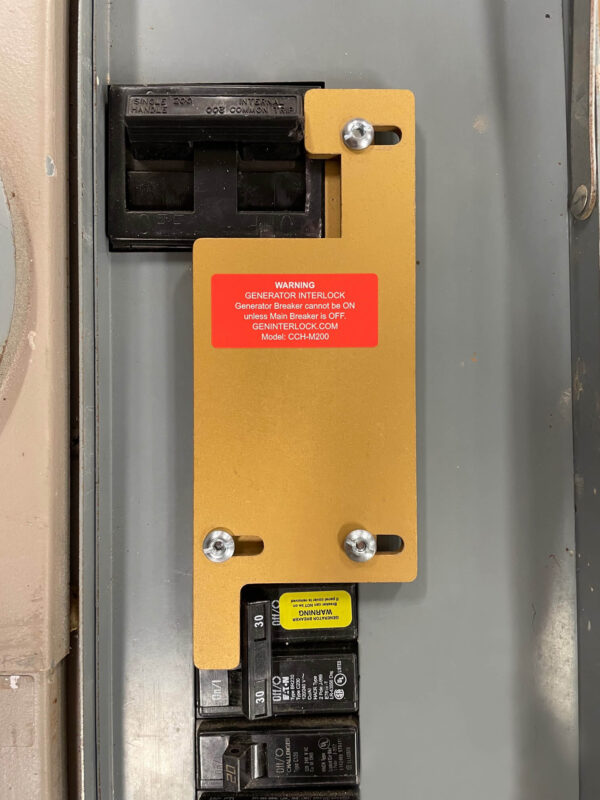 thumbnail image 2 of Generator Interlock Kit For Siemens / Murray / ITE 150-200 Amp Panels – Aluminum, Silver, Corrosion Resistant 2 of 5