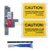 Bryant 13502 Generator Interlock Kit with Included Hardware - Slide, Caution Labels, Drill Bit, and Loctite