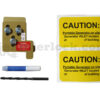 Crouse-Hinds 15101 Generator Interlock Kit with Included Hardware - Drill Bit, Screws, and Caution Labels