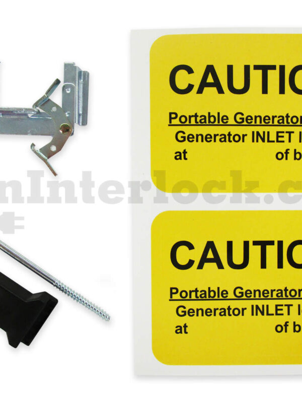 Eaton Cutler-Hammer 21601 Generator Interlock Kit with Included Hardware, Screw, Spacer, and Caution Labels