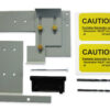 Sylvania Westinghouse 41251 Generator Interlock Kit - Installed on Breaker Panel Showing 3-1/4 Inch Spacing