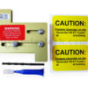 Sylvania Westinghouse 41251 Generator Interlock Kit - Installed on Breaker Panel Showing 3-1/4 Inch Spacing
