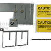 Sylvania Westinghouse 41251 Generator Interlock Kit - Installed on Breaker Panel Showing 3-1/4 Inch Spacing