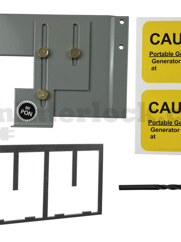 Eaton 21603 Generator Interlock Kit (formerly BR100C) - with Included Hardware, Labels, and Drill Bit