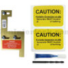 Sylvania Westinghouse 41251 Generator Interlock Kit - Installed on Breaker Panel Showing 3-1/4 Inch Spacing