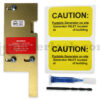 Sylvania Westinghouse 41251 Generator Interlock Kit - Installed on Breaker Panel Showing 3-1/4 Inch Spacing