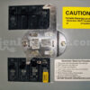 GE 31604 Outdoor Generator Interlock Kit (formerly GE200ZUL) - Installed on Outdoor Panel with Caution and Start-Up Labels