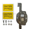 Sylvania Westinghouse 41251 Generator Interlock Kit - Installed on Breaker Panel Showing 3-1/4 Inch Spacing