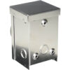 Generac GNRC50 50 Amp Power Inlet Box - Rear View Showing Conduit Knockouts