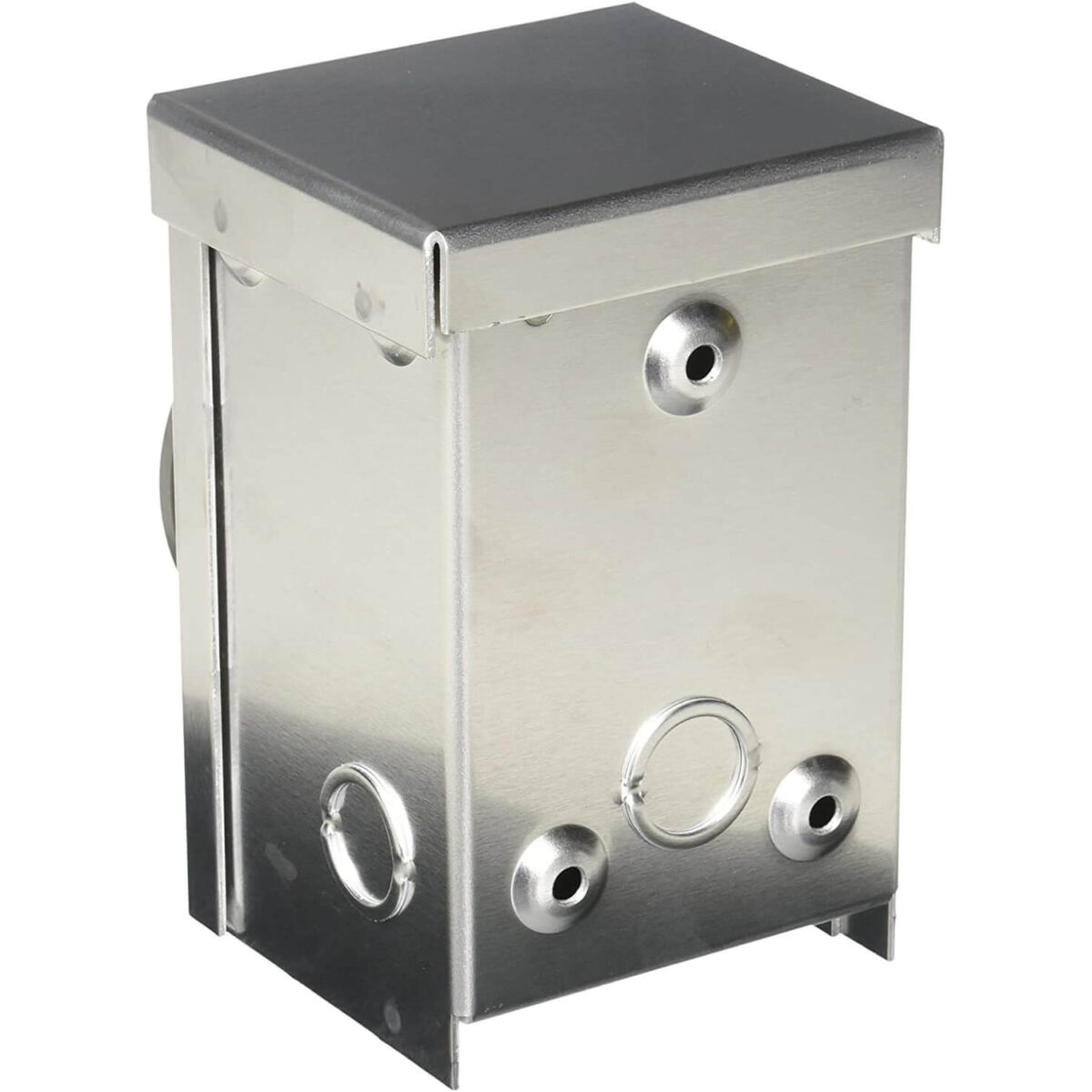 Generac GNRC50 50 Amp Power Inlet Box - Rear View Showing Conduit Knockouts