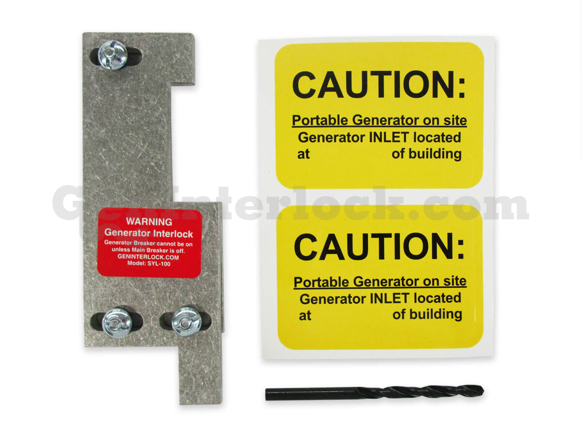 GTE Sylvania 41151 Generator Interlock Kit - with Included Hardware: drill bit and caution labels