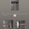 GTE Sylvania 41151 Generator Interlock Kit - Installed on 100 Amp Panel showing 2-1/4 inch breaker spacing