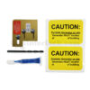 Sylvania Westinghouse 41251 Generator Interlock Kit - Installed on Breaker Panel Showing 3-1/4 Inch Spacing
