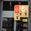 Sylvania Westinghouse 41251 Generator Interlock Kit - Installed on Breaker Panel Showing 3-1/4 Inch Spacing