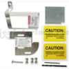 Sylvania Westinghouse 41251 Generator Interlock Kit - Installed on Breaker Panel Showing 3-1/4 Inch Spacing