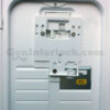 Leviton 41802 Generator Interlock Kit - Installed on Panel Showing Interlock Plate Fitted