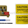 Murray 41102 Generator Interlock Kit 100A - with Interlock Bracket, Drill Bit, Marker, and Caution Labels