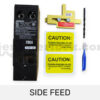 Sylvania Westinghouse 41251 Generator Interlock Kit - Installed on Breaker Panel Showing 3-1/4 Inch Spacing