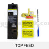 Sylvania Westinghouse 41251 Generator Interlock Kit - Installed on Breaker Panel Showing 3-1/4 Inch Spacing