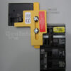 Sylvania Westinghouse 41251 Generator Interlock Kit - Installed on Breaker Panel Showing 3-1/4 Inch Spacing