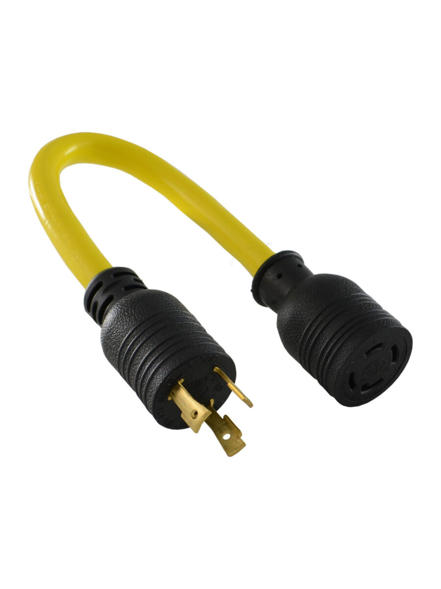 L5-30P to L14-30R Generator Adapter Model GAL530 (formerly PL530L1430) - Side angle view