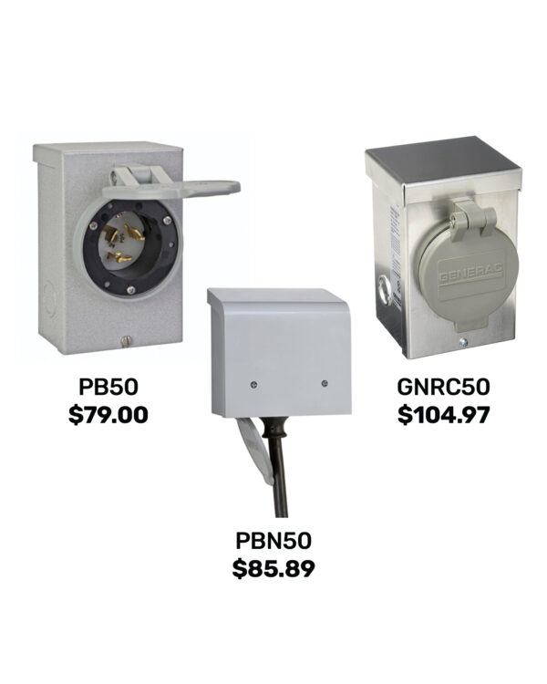 Sylvania Westinghouse 41251 Generator Interlock Kit - Installed on Breaker Panel Showing 3-1/4 Inch Spacing