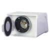 PBN50 50 Amp Power Inlet Box - Open Lid Showing Twist Lock Receptacle and Gold Contacts