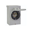 Reliance Controls PB50 50 Amp Twist Lock Power Inlet Box NEMA 3R - Angled View Cover Open