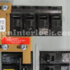 Sylvania Westinghouse 41251 Generator Interlock Kit - Installed on Breaker Panel Showing 3-1/4 Inch Spacing