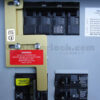 Sylvania Westinghouse 41251 Generator Interlock Kit - Installed on Breaker Panel Showing 3-1/4 Inch Spacing