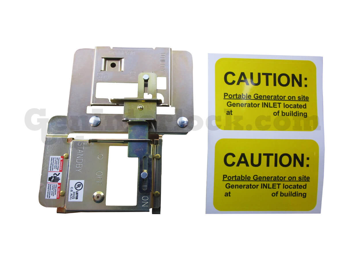 Siemens 41710 Generator Interlock Kit - with Included Two-Piece Metal Interlock and Caution Labels