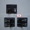 Siemens 41710 Generator Interlock Kit - Installed on 200A Breaker Panel Showing 7/8-Inch Spacing