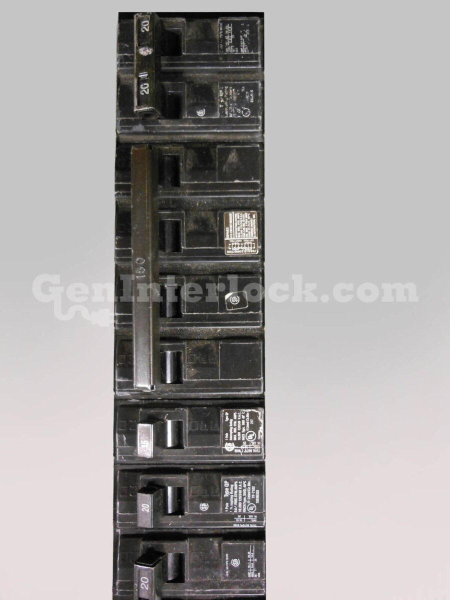 Siemens 41701 Generator Interlock Kit (formerly MMS150) - Single Row Panel Without Interlock Installed