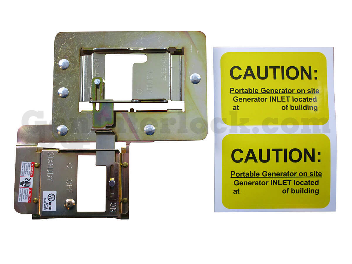 Siemens 41601 Generator Interlock Kit for Murray 100A - with Interlock Plates and Caution Labels