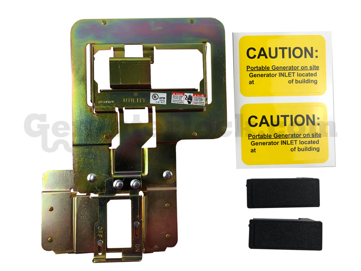 Siemens 41708 Generator Interlock Kit (formerly SIEMM08) - with Included Interlock Plate, Fillers, and Caution Labels