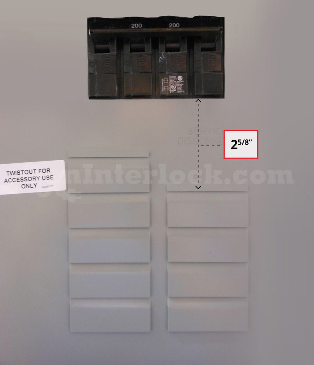 Siemens 41708 Generator Interlock Kit (formerly SIEMM08) - Meter Main 8-Position Panel with Measurement